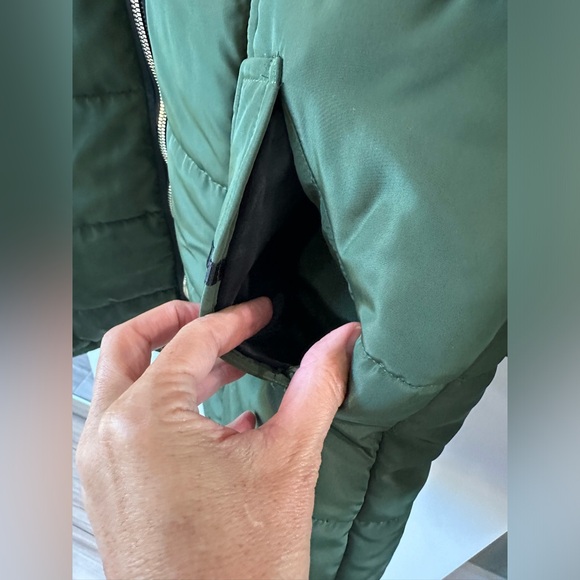 Women’s Size Small Rampage Hunter Green Puffer Coat Jacket - Picture 2 of 10